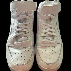 Nike White High-Top Athletic Shoes